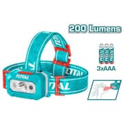 مصباح رأس من توتال ببطارية ليثيوم أيون 5.75 لوكس وزن 0.1 كغم ومناسب للتخييم من T… product image