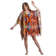شال صيفي بنقوش صيفية للسيدات قطن 180×90 سم مثالي على الشاطئ والمسبح product image