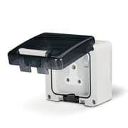 ابريز مطري مفرد مع مفتاح 15 امبير معزول IP66 - scame product image