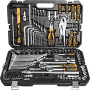 طقم عدد يدوية متنوعة 142 قطعة مع حقيبة من انكو product image