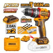دريل مع شاكوش 13 ملم شحن 66 نيوتن من إنكو product image