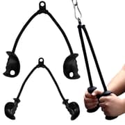 حبل سحب ثلاثي الرؤوس لتمرين آلة السحب عالية الجودة مع مقبض مانع للانزلاق product image