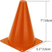 أقماع رياضية للأطفال مصنوعة من البولي إيثيلين بقاعدة مربعة وحقيبة حمل مريحة product image