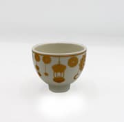 طقم فناجين قهوة عربية 12 قطعة من Nokhba - أبيض وذهبي product image