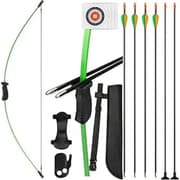 Curved Bow and Arrow Set for Kids with Target Arrows and Accessories product image