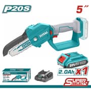 منشار تقليم شجر جنزير 5" مع بطارية و شاحن من Total product image