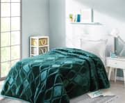 بطانية مفرد ونص سادة من ARMN Cuddly - أخضر product image