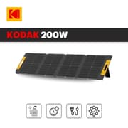 لوحة شمسية محمولة 200 واط من كوداك بكفاءة 23% وإغلاق مغناطيسي آمن product image
