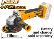 صاروخ 4.5" شحن 20V من دون بطارية وشاحن انكو INGCO product image