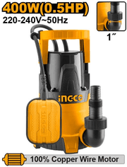 مضخة غاطسة بلاستيك 0.5 حصان انكو INGCO product image