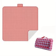 مفرش رحلات مقاوم للماء 1.5*2 متر - أحمر وأبيض product image
