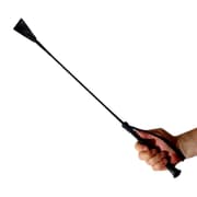 سوط خيل بطول 60 سم من الجلد الصناعي المتين ومقبض مريح للتحكم الدقيق product image