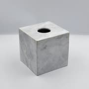 علبة مناديل رخام مربعة من ARMN Carrera - أبيض product image