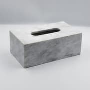 علبة مناديل رخام مستطلية من ARMN Carrera - أبيض product image