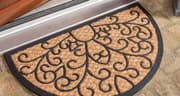 دعاسة مدخل 45*75 سم نصف دائرة من Astra Coco Deluxe - بيج وأسود product image
