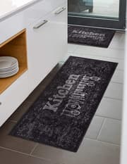 سجادة مطبخ طويلة 50*150 سم من Astra Miabella - أسود ورمادي product image