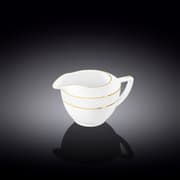 إبريق حليب 280 مل من Wilmax Diamond - أبيض وذهبي product image