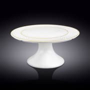 مضيفة كيك 10*30 سم من Wilmax Diamond - أبيض وذهبي product image