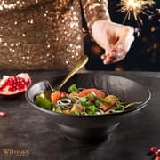 طبق عميق 22.5 سم من Wilmax SlateStone - اسود product image