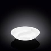طبق دائري بقسمين 38.5 سم من Wilmax - أبيض product image