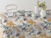 مفرش طاولة عرض 140 سم من Finesse Euronap Prades - بني وأخضر مائل للأزرق product image