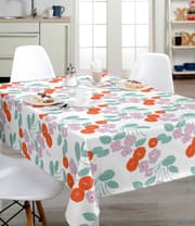مفرش طاولة عرض 140 سم من Finesse Lola Bloom - أحمر وزهري product image