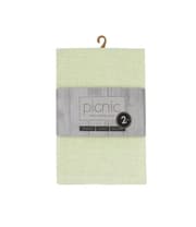 طقم بشاكير مطبخ قطعتين من Finesse Picnic Richmond - أخضر فاتح product image