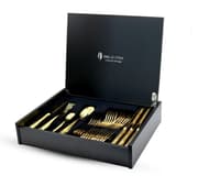 طقم أدوات مائدة 24 قطعة مطلي بالذهب من Belo Inox Imperium - ذهبي product image