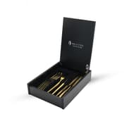طقم أدوات مائدة 12 قطعة مطلي بالذهب من Belo Inox Platinium - ذهبي product image