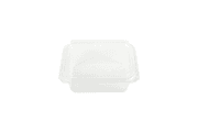 علب بلاستيك مستطيل شفاف مع غطاء متصل عدد 25 - RZ product image
