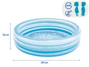 حوض سباحة قابل للنفخ للأطفال من INTEX بلون أزرق بليس product image