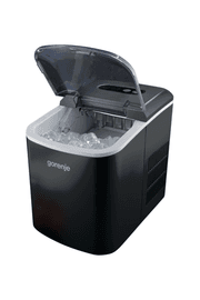 Gorenje 120W Ice Maker with 12kg Daily Ice Production 2 Ice Sizes 2.2L Water Tank Black - IMC1200B product image