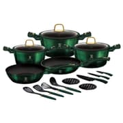 طقم أدوات طبخ 17 قطعة من Berlinger Haus - أخضر product image