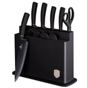 طقم سكاكين بستاند 11 قطعة من Berlinger Haus - بلاك-سلفر product image
