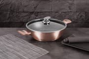 مقلاة عميقة بيدين وغطاء 30 سم من Berlinger Haus - روز-غولد product image