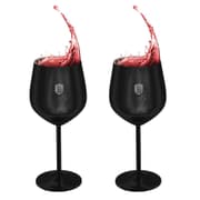 طقم أكواب ستيل قطعتين 550 مل من Berlinger Haus - بلاك روز product image
