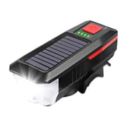 كشاف أمامي للدراجة بإنارة LED قوية وقابل للشحن ومقاوم للماء وبوق 120 ديسيبل product image