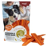 لحم قضبان دجاج وبط (100 جرام) طرية بدون سكر مضاف للكلاب من Duvo. product image
