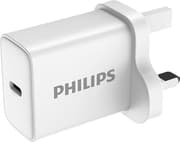 شاحن حائط فيليبس USB-C 30 واط أبيض بتقنية GaN وشحن سريع product image