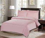طقم بيت لحاف بدون حشوة مجوز كبير 4 قطع من ARMN Naturesoft - زهري product image