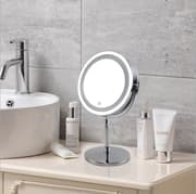 مرآة ستاند تكبير بإضاءة LED من ARMN Delta - فضي product image