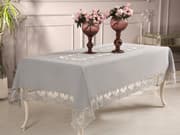 مفرش طاولة 160*300سم بتصميم Valencia من Daimon Home - رمادي product image