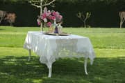 مفرش طاولة 160*250سم بتصميم Tracy من Daimon Home - كريمي product image