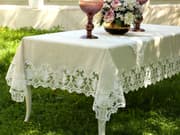 مفرش طاولة 160*250سم بتصميم Paula من Daimon Home - بيج product image