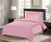 طقم بيت لحاف بدون حشوة مفرد 3 قطع من ARMN Naturesoft - زهري product image