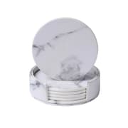 طقم 6 كوسترات مع حامل من ARMN Zurin - أبيض product image