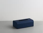 صندوق مناديل جلد من ARMN Konrad - أزرق داكن product image