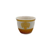 طقم فناجين قهوة عربية 12 قطعة من Nokhba - أبيض وذهبي product image