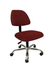 كرسي كمبيوتر و سكرتاريا مريح وعصري للعمل المكتبي قاعدة كروم product image