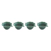 طقم 4 زبديات بتصميم ورقة 10.5*8 سم بعلبة من Easy Life Madagascar - أخضر product image
